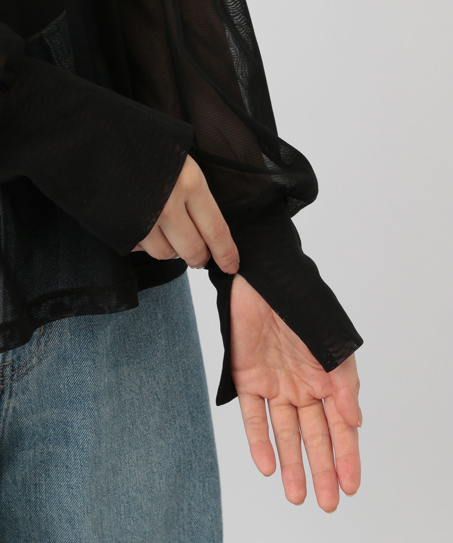 A part by 「チュールパフプルオーバー長袖」|シャツ・ブラウス|