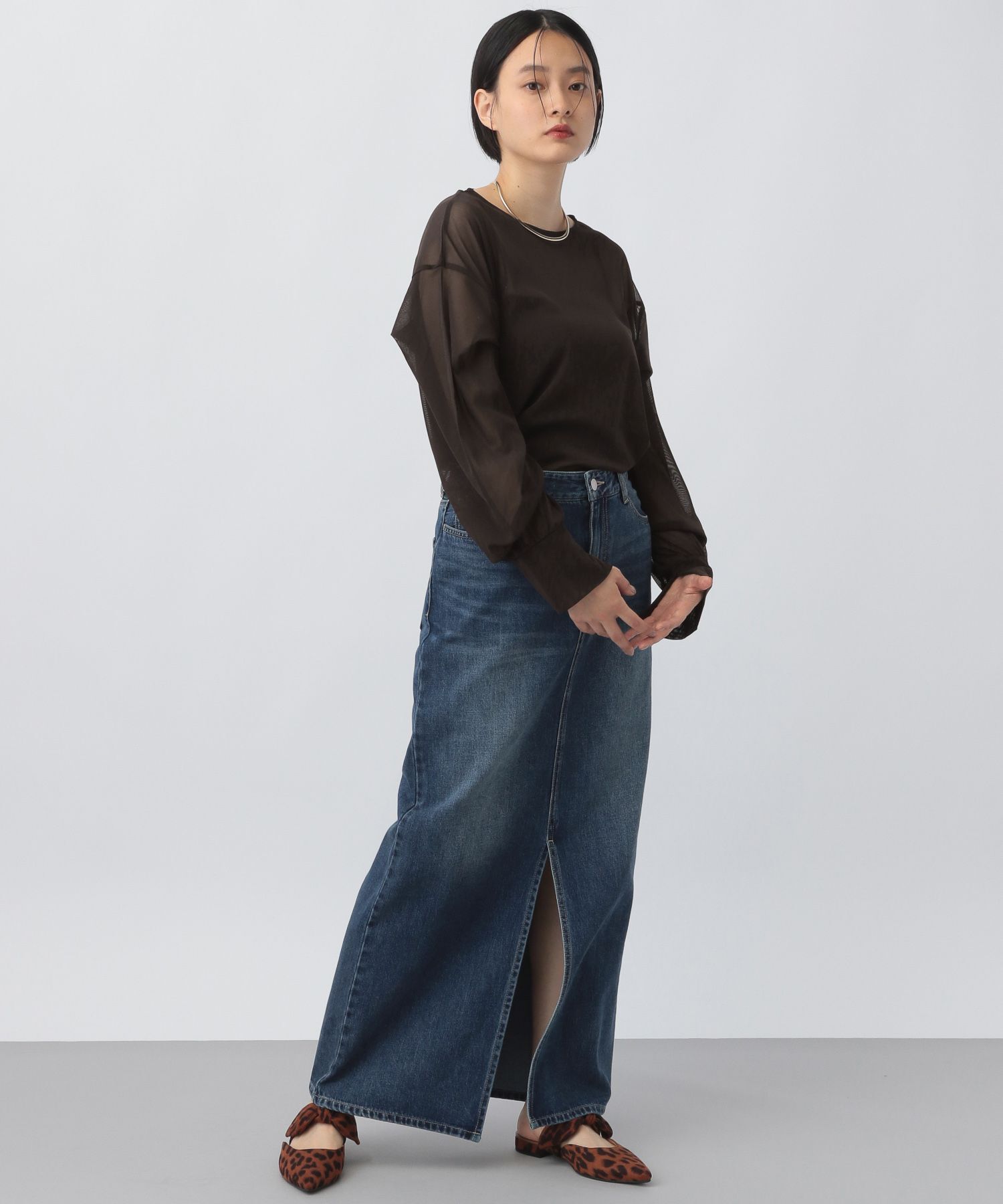 A part by 「チュールパフプルオーバー長袖」|シャツ・ブラウス|