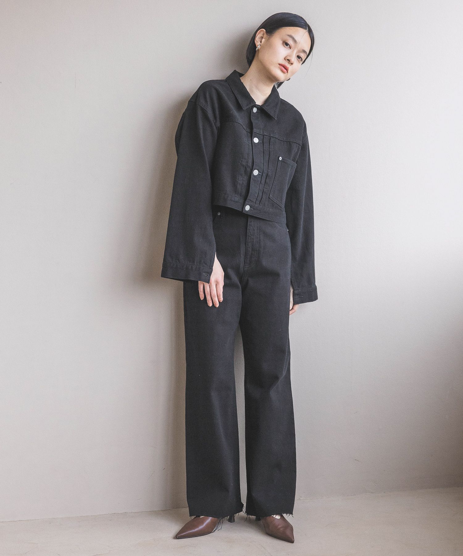  「Apb ストレートデニムパンツ」|デニム|