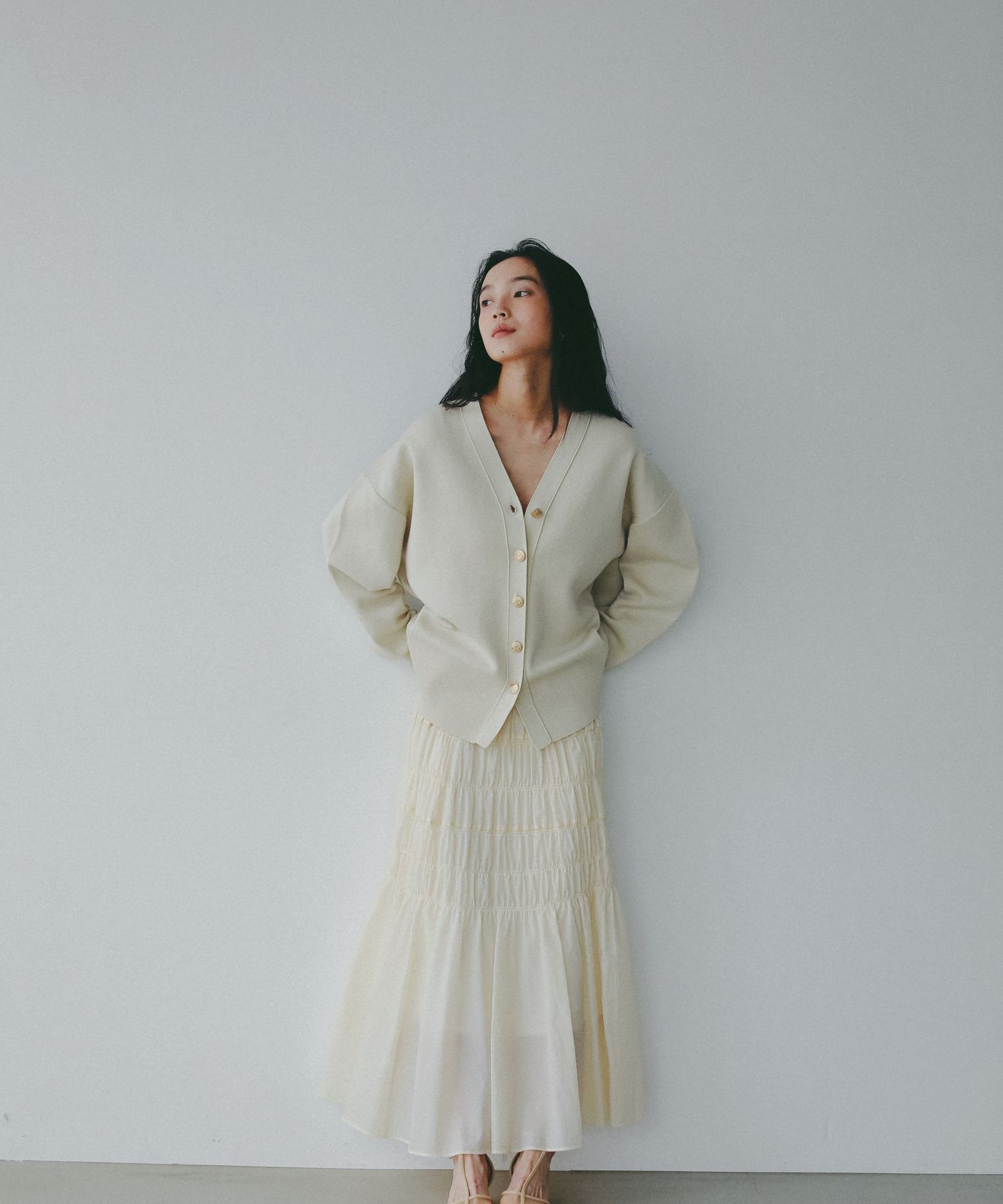 A part by 「【新色追加】スポンディッシュVカーディガン」|ニット・セーター|