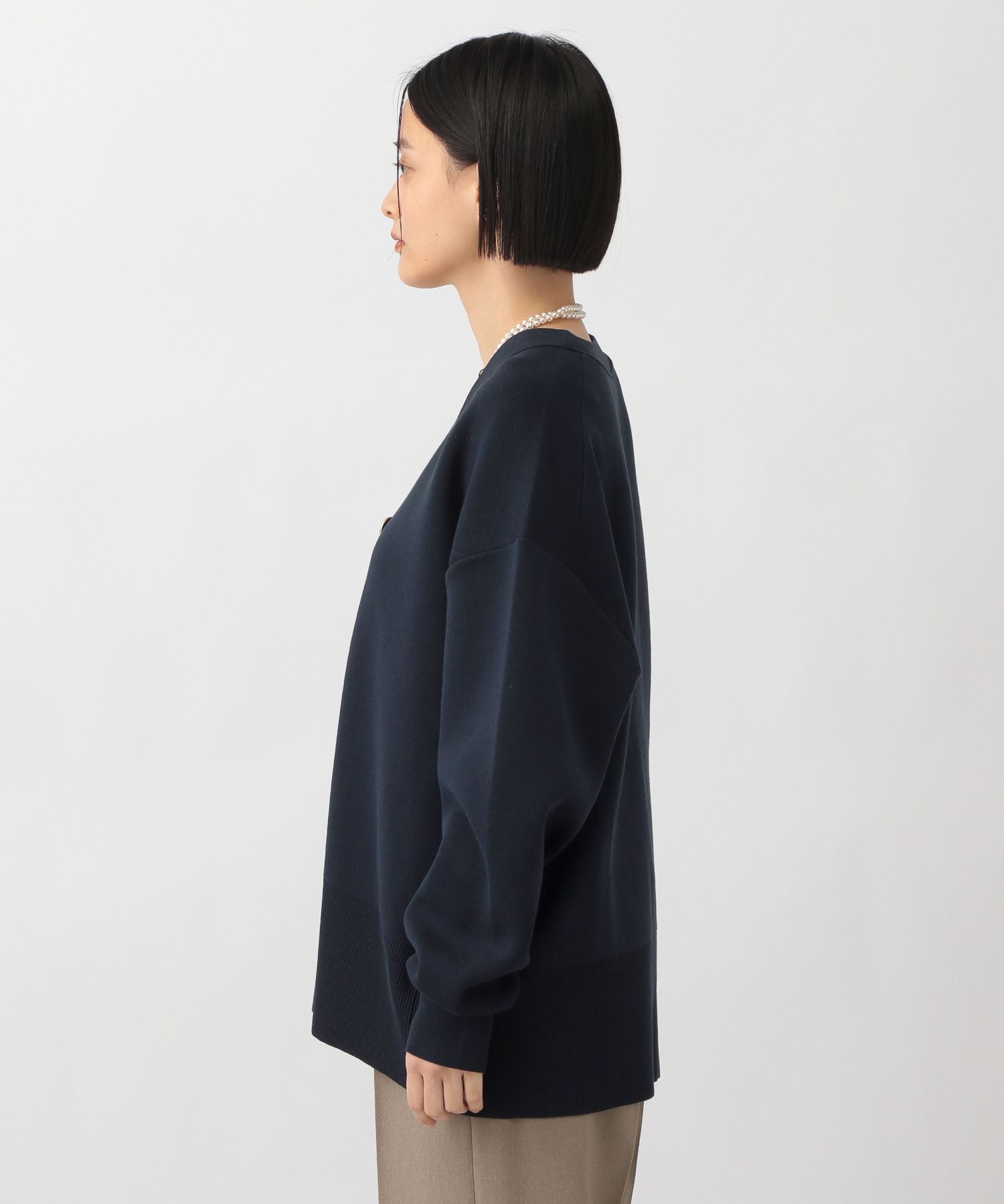 A part by 「【新色追加】スポンディッシュVカーディガン」|ニット・セーター|