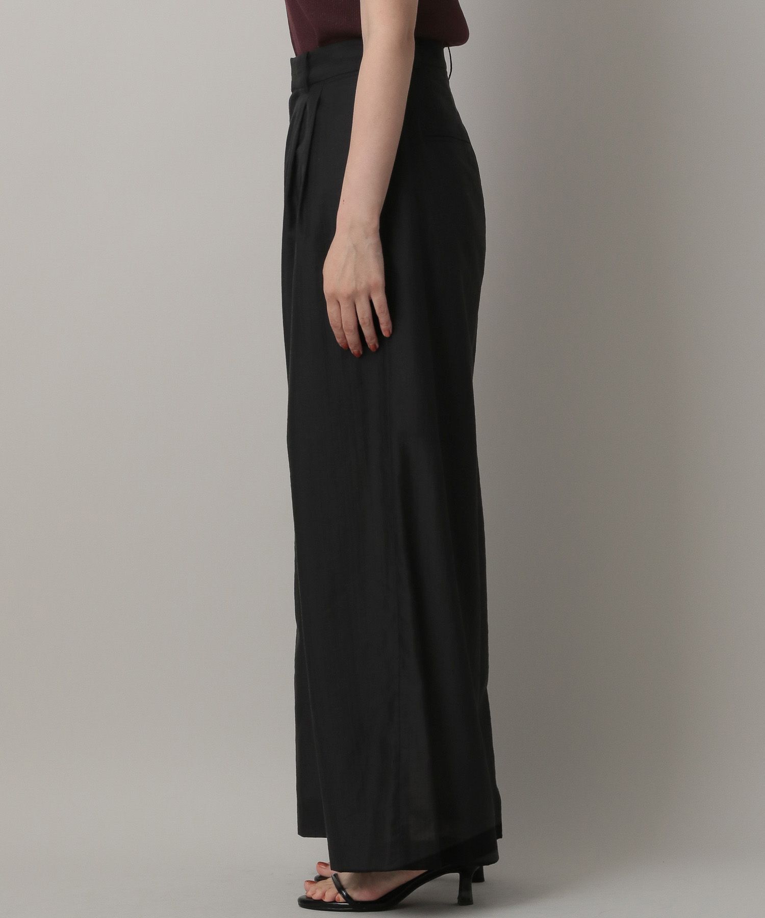 A part by 「シアースカートツキパンツ」|スラックス|