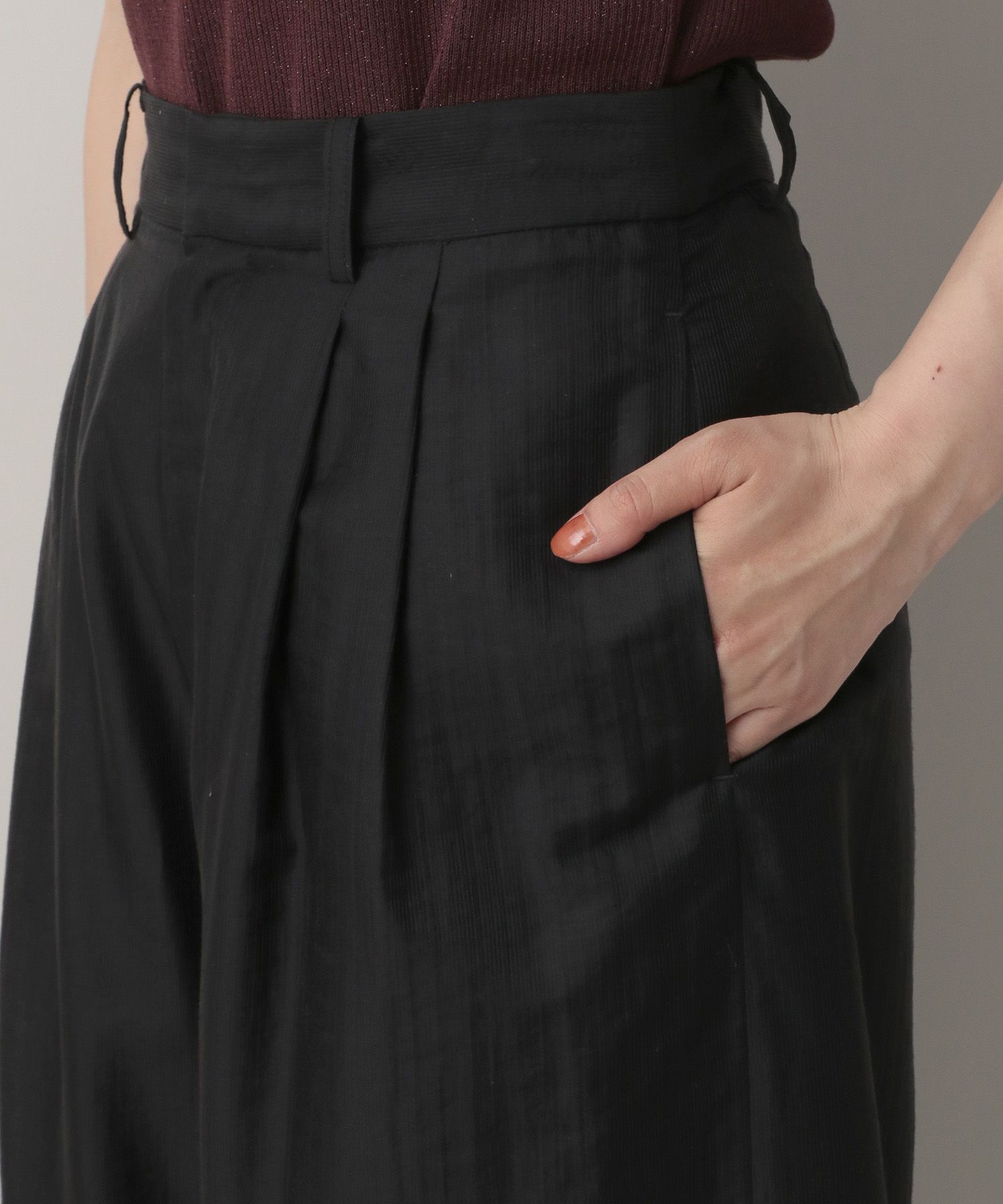 A part by 「シアースカートツキパンツ」|スラックス|