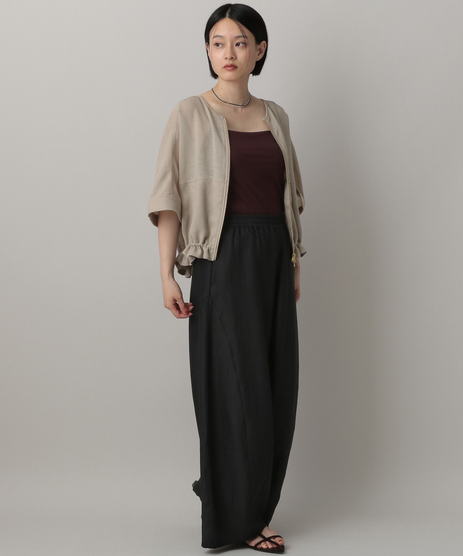 A part by 「リネンライクメッシュブルゾン」|ブルゾン・スタジャン|