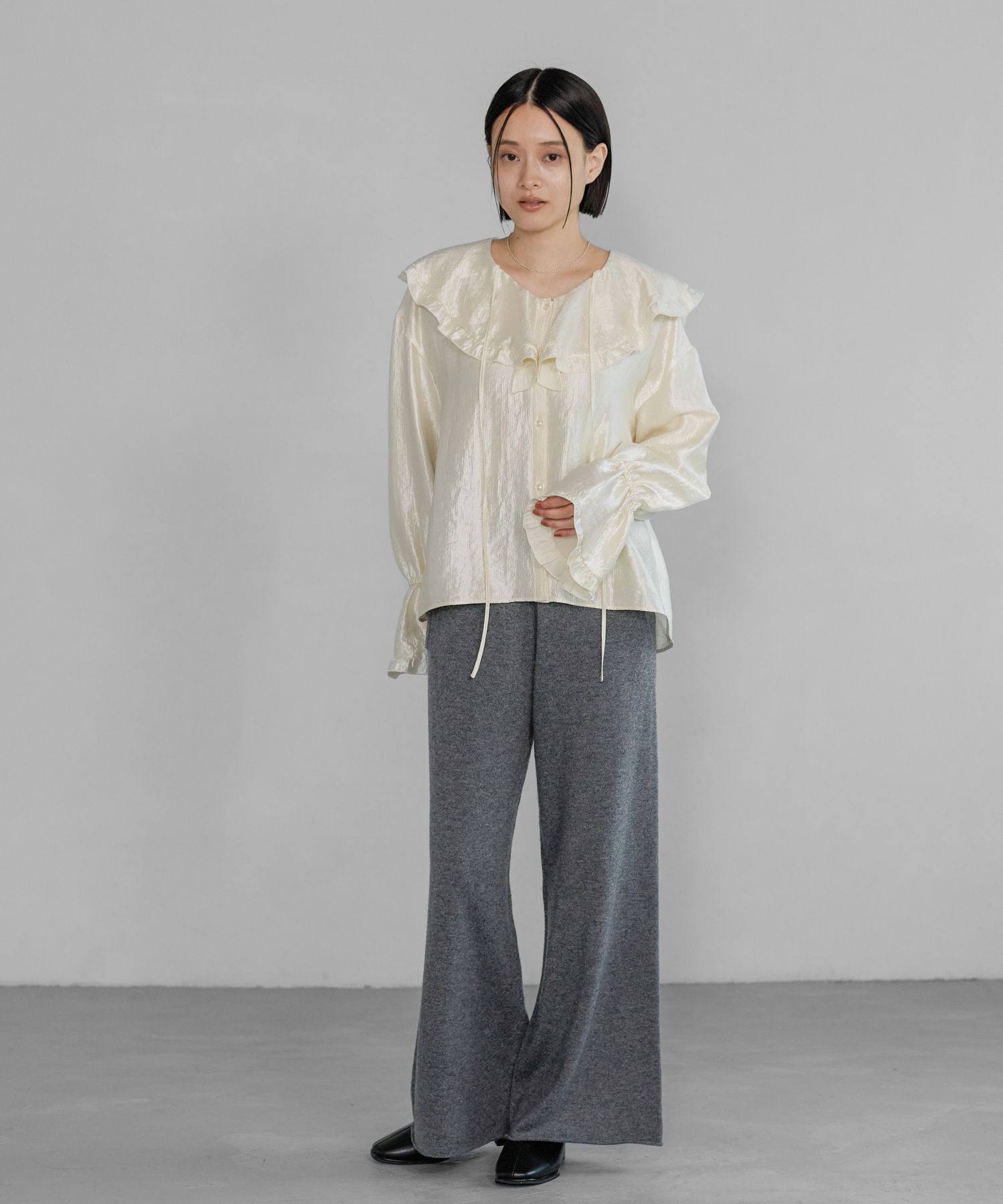 A part by 「ビックカラーラッフルブラウス」|シャツ・ブラウス|