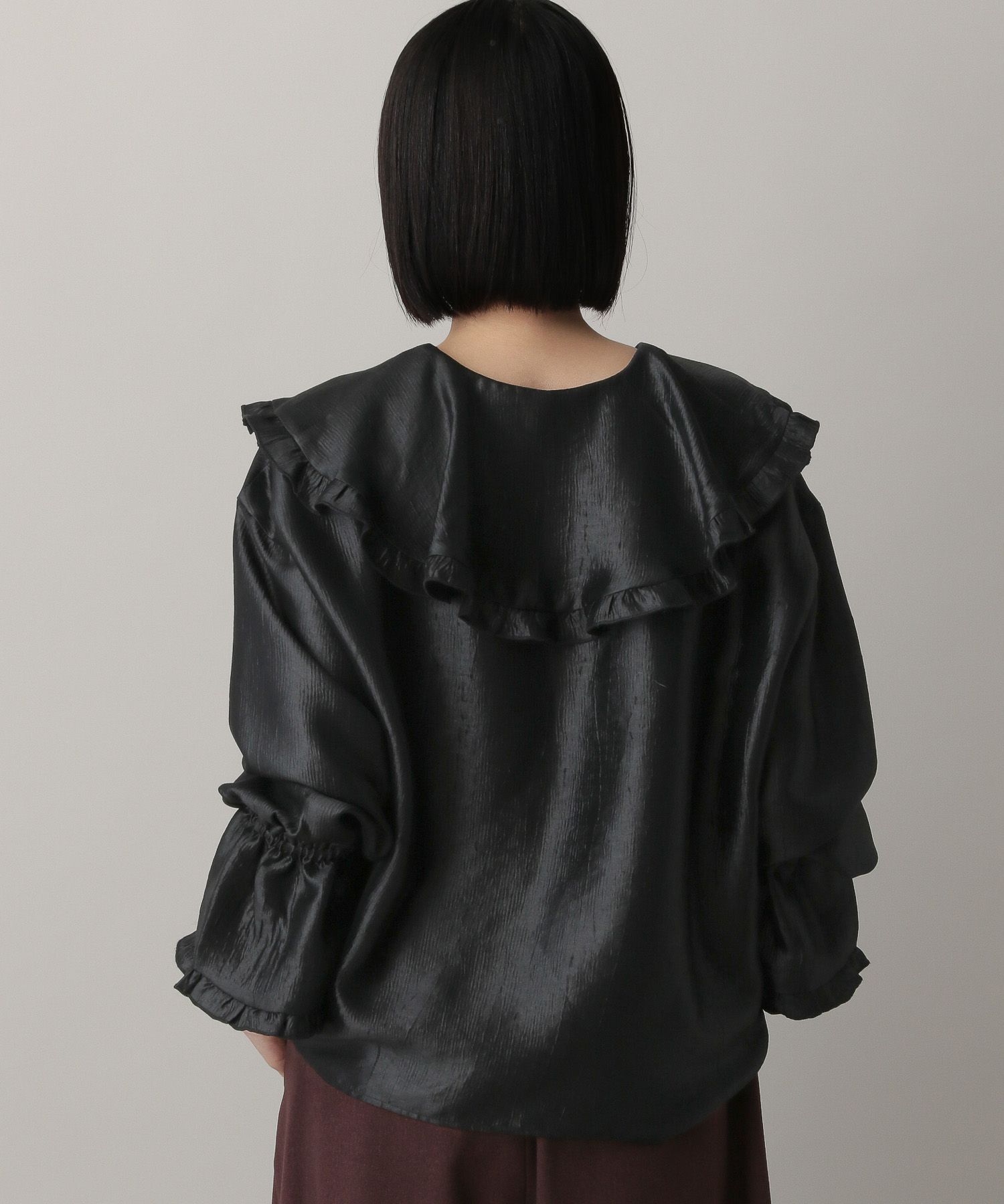 A part by 「ビックカラーラッフルブラウス」|シャツ・ブラウス|