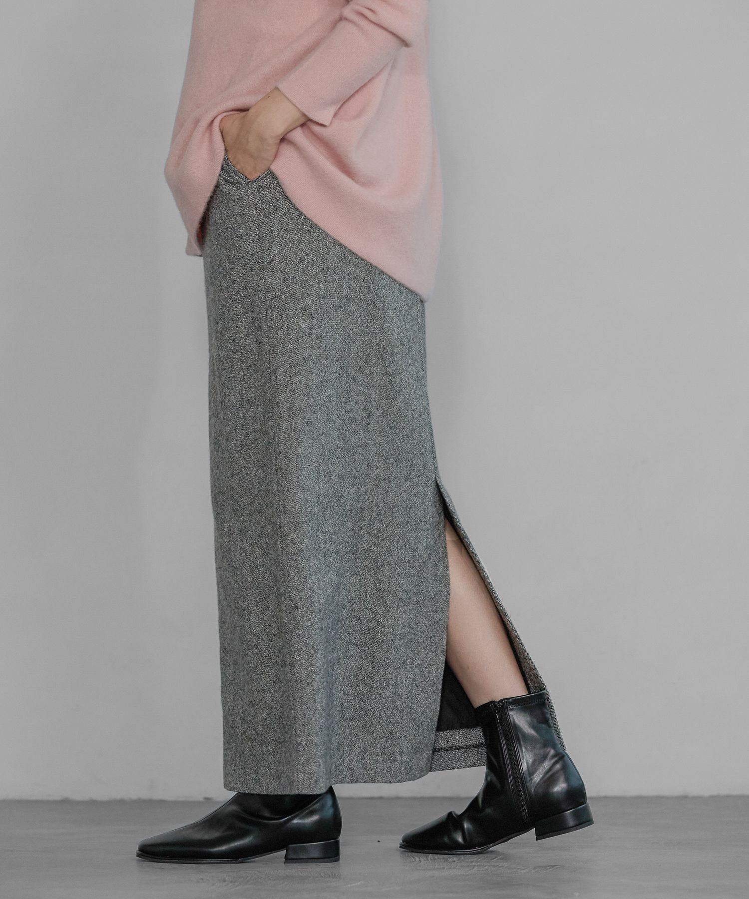 A part by 「シモーネラメツイードスカート」|スカート|
