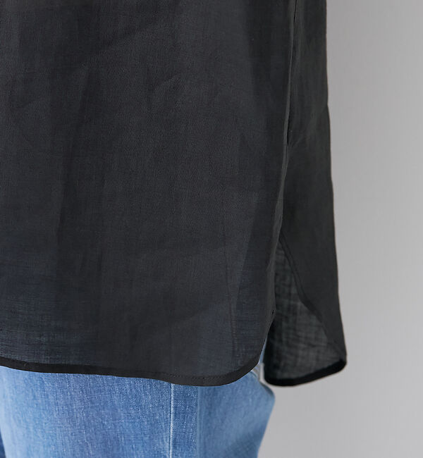 collex「【WEB限定】リネンギャザーブラウス」|シャツ・ブラウス|