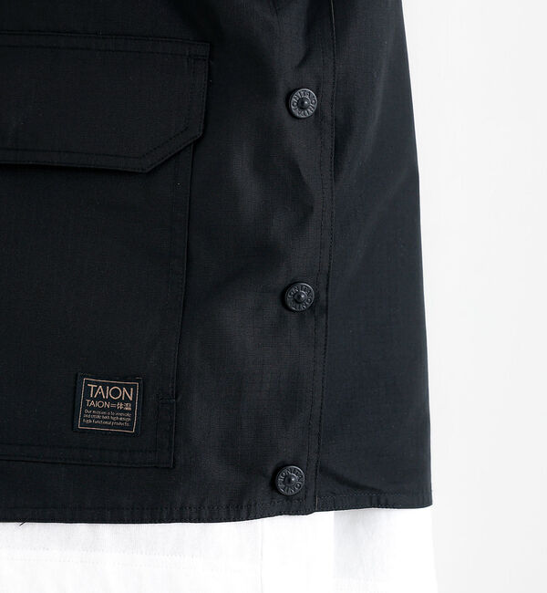 ABAHOUSE「【TAION/タイオン】NON DOWN MILITARY REVERSIBLE」|ブルゾン・スタジャン|