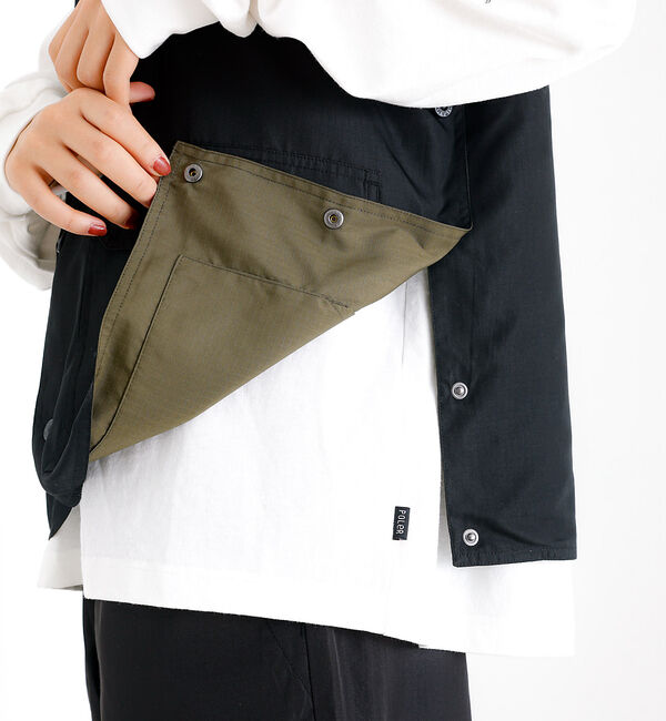 ABAHOUSE「【TAION/タイオン】NON DOWN MILITARY REVERSIBLE」|ブルゾン・スタジャン|