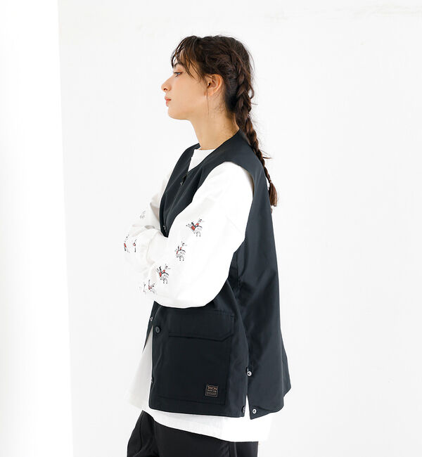 ABAHOUSE「【TAION/タイオン】NON DOWN MILITARY REVERSIBLE」|ブルゾン・スタジャン|