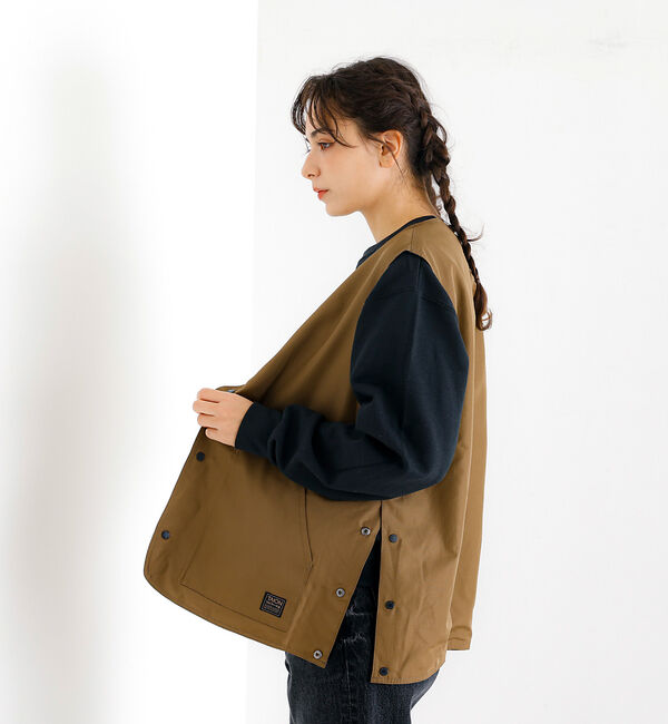 ABAHOUSE「【TAION/タイオン】NON DOWN MILITARY REVERSIBLE」|ブルゾン・スタジャン|