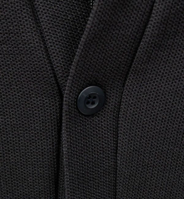 ABAHOUSE「ダブルジャージ 鹿の子 ワンボタンカーディガン」|カーディガン|