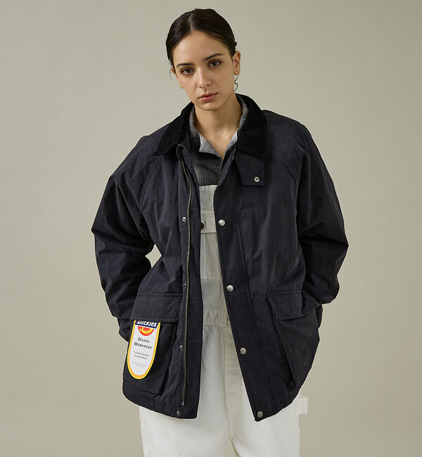 ABAHOUSE「【DICKIES / ディッキーズ】フィールドジャケット/ ワークジャケット/5」|ブルゾン・スタジャン|ブラック
