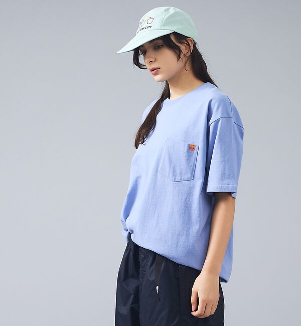 ABAHOUSE「【UNIVERSAL OVERALL/ユニバーサルオーバーオール】POCKET」|Tシャツ・カットソー|ブルー系その他1