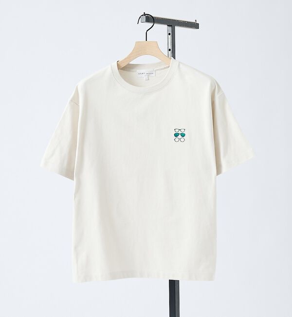 ABAHOUSE「【アイコン刺繍】ボックスシルエット Tシャツ【予約】」|Tシャツ・カットソー|