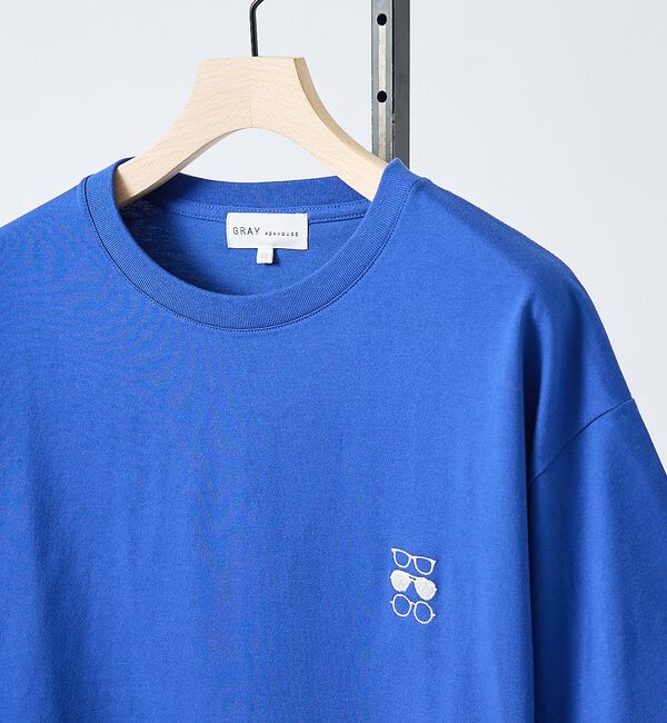 ABAHOUSE「【アイコン刺繍】ボックスシルエット Tシャツ【予約】」|Tシャツ・カットソー|