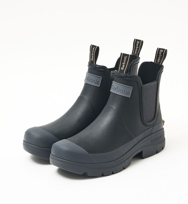 ABAHOUSE「【Barbour / バブアー】NIMBUS CHELSEA WELLY / ニ」|レインシューズ|ブラック