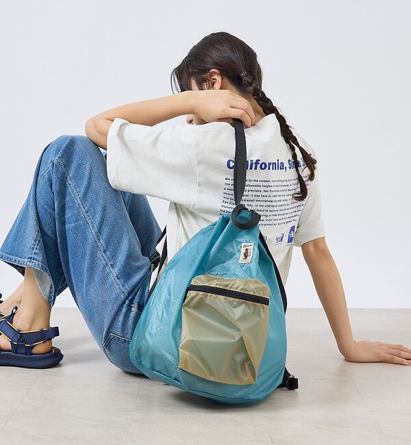 ABAHOUSE「【COBMASTER / コブマスター】SUN NAPSACK / ナップサック」|リュック|サックスブルー