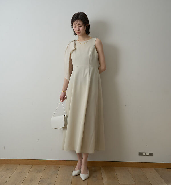 Rouge vif「【一部店舗限定】肩リボンロングワンピース」|ワンピース|