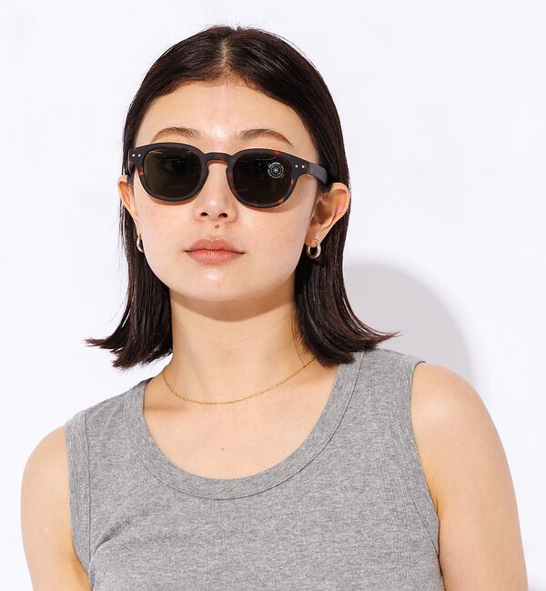 Rouge vif「【IZIPIZI】偏光サングラス / ボストン / ウェリントン / UVカット」|メガネ|