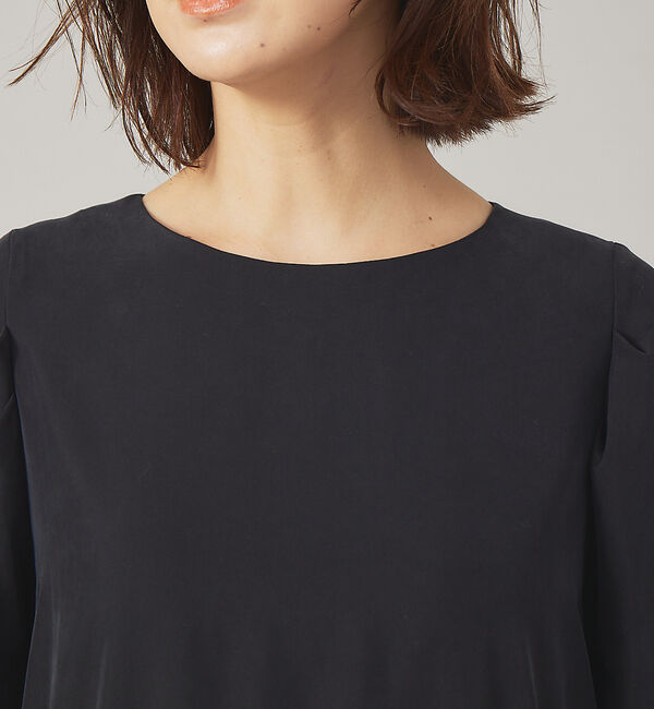 qualite「【WEB・一部店舗限定】フィブリルボリュームスリーブワンピース」|ワンピース|