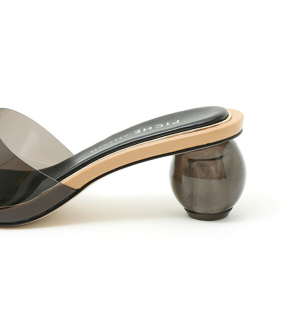 AU BANNISTER「クリアヒールミュール」|サンダル|