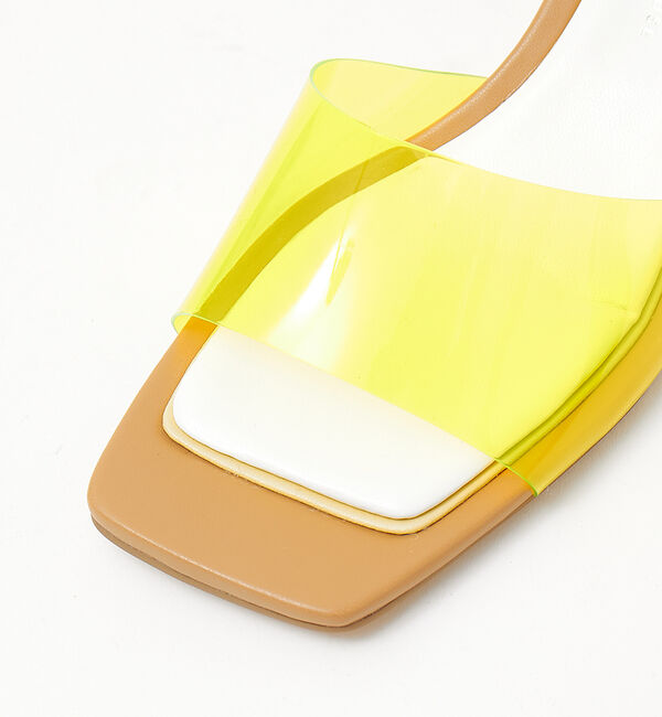 AU BANNISTER「クリアヒールミュール」|サンダル|