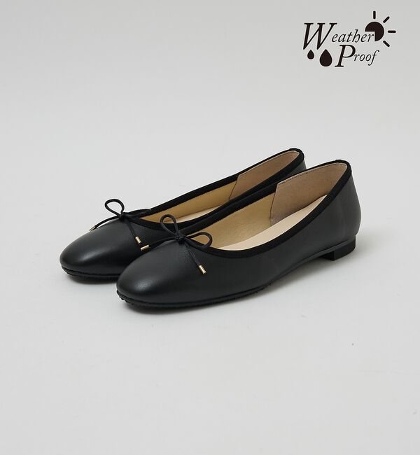 AU BANNISTER「撥水レザーバレエシューズ」|バレエシューズ|