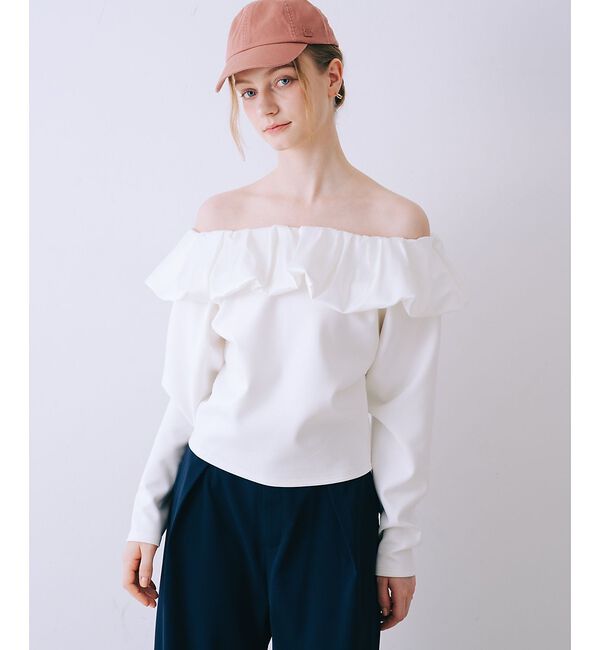 SELFIST「バルーン3WAYショルダースウェット」|スウェット・ジャージ|オフホワイト