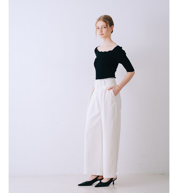 SELFIST「ウエストレースワイドパンツ」|その他|