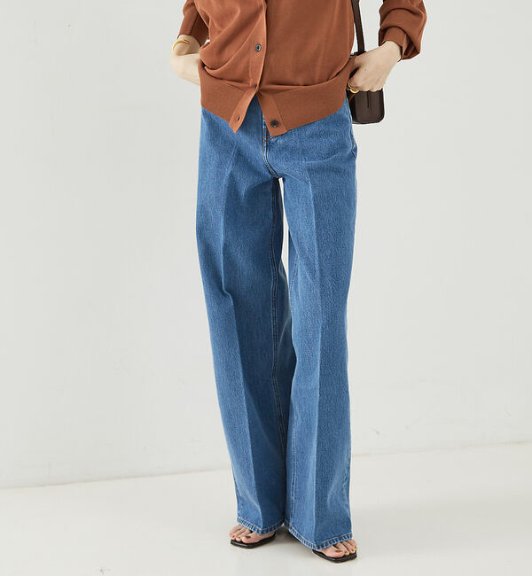 The Store by C' 「【TOTEME】Wide Leg Denim／ワイドレッグデニム」|デニム|インディゴ