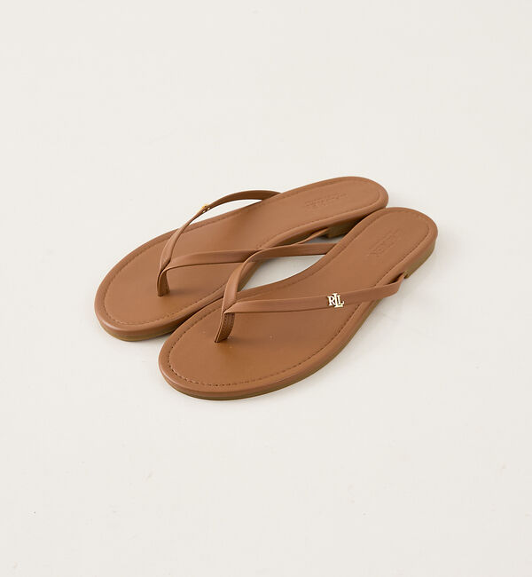 The Store by C' 「【POLO RALPH LAUREN 】RAQUEL／レザーフリップフロップ」|サンダル|