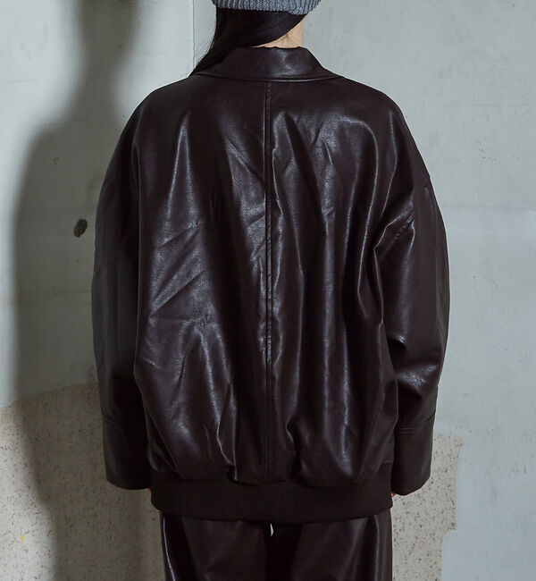 NOMINE「フェイクレザー オーバー ジャケット」|その他|