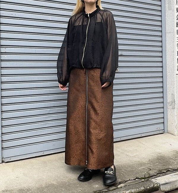 NOMINE「シアー ライトブルゾン」|ブルゾン・スタジャン|