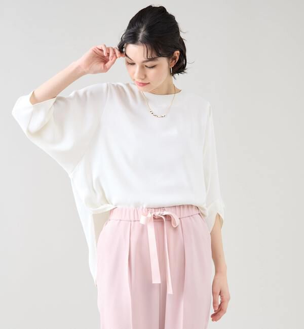 TIARA「《WEB限定カラーあり》2wayドルマンスリーブブラウス」|シャツ・ブラウス|