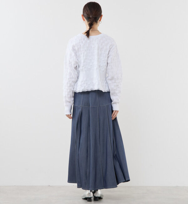 Soffitto「ポコポコ編み2WAYカーディガン」|カーディガン|