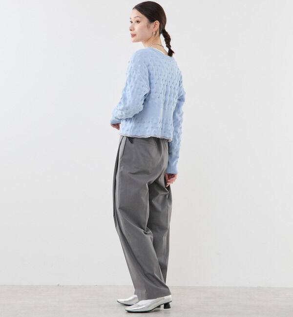 Soffitto「ポコポコ編み2WAYカーディガン」|カーディガン|