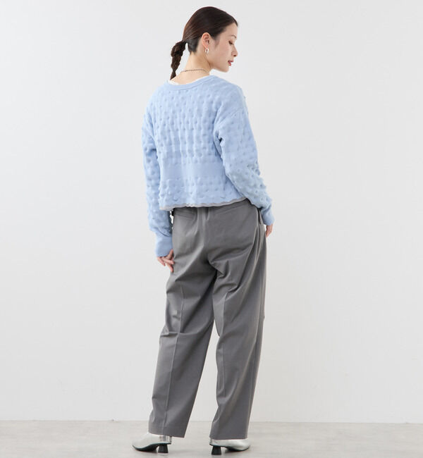 Soffitto「ポコポコ編み2WAYカーディガン」|カーディガン|