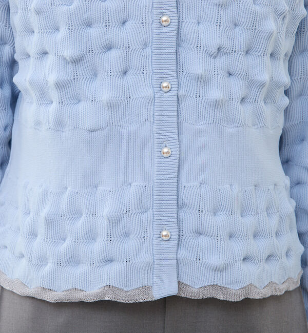 Soffitto「ポコポコ編み2WAYカーディガン」|カーディガン|