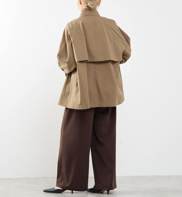 SOFFITTO「Aラインスタンドコート」|ブルゾン・スタジャン|