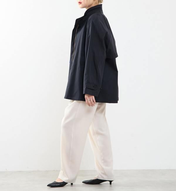 SOFFITTO「Aラインスタンドコート」|ブルゾン・スタジャン|