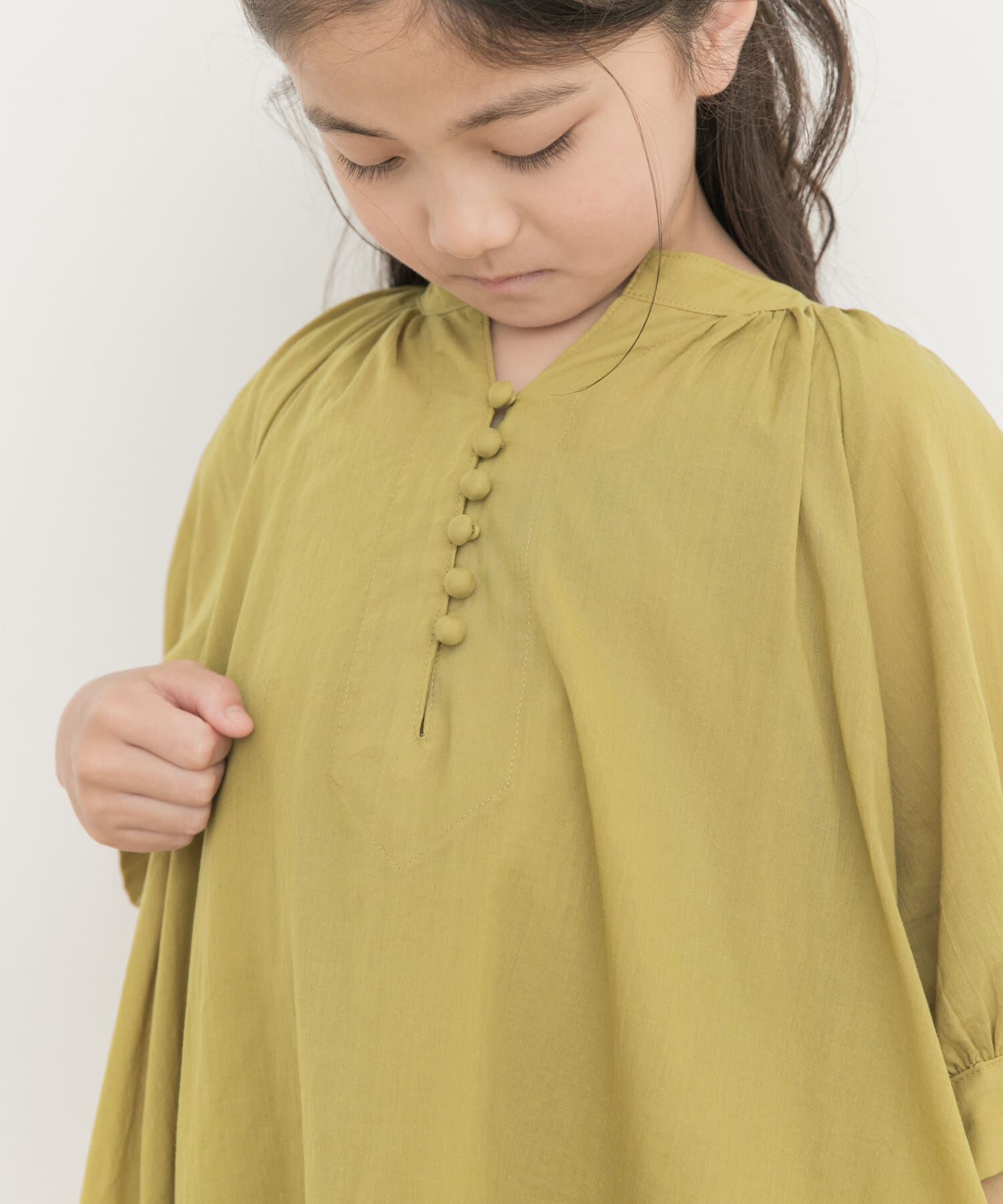 URBAN RESEARCH DOORS「『親子リンク』コットンボイルカフタンワンピース(KIDS)」|ワンピース|