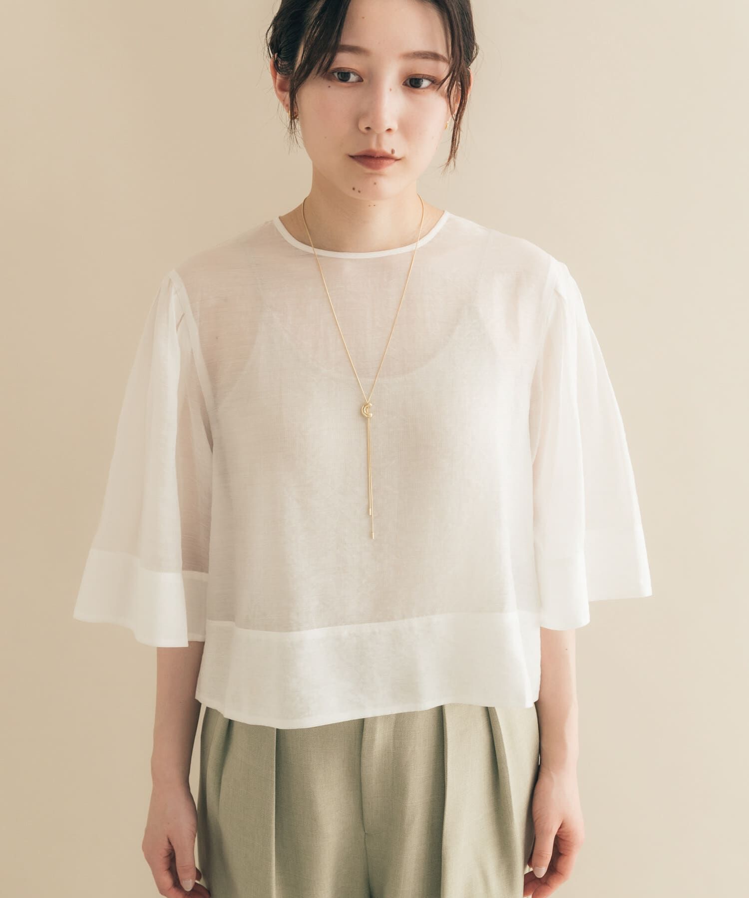 SMELLY「ニュアンスメタルスライドネックレス」|ネックレス|