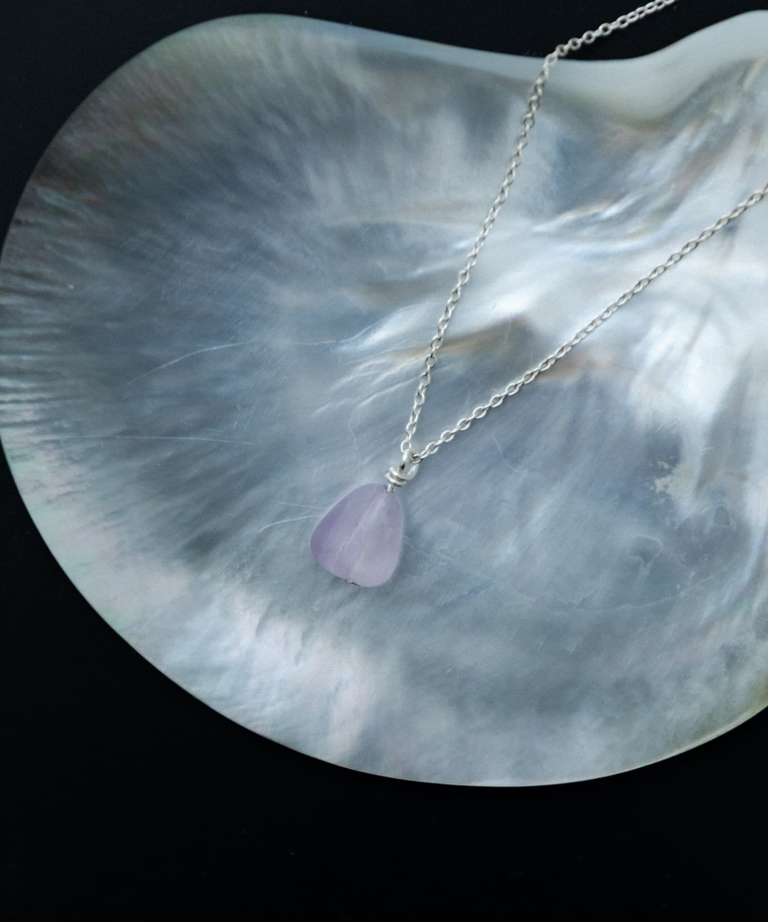 SMELLY「SMELLY so&rsquo;　amethyst slide necklace」|ネックレス|