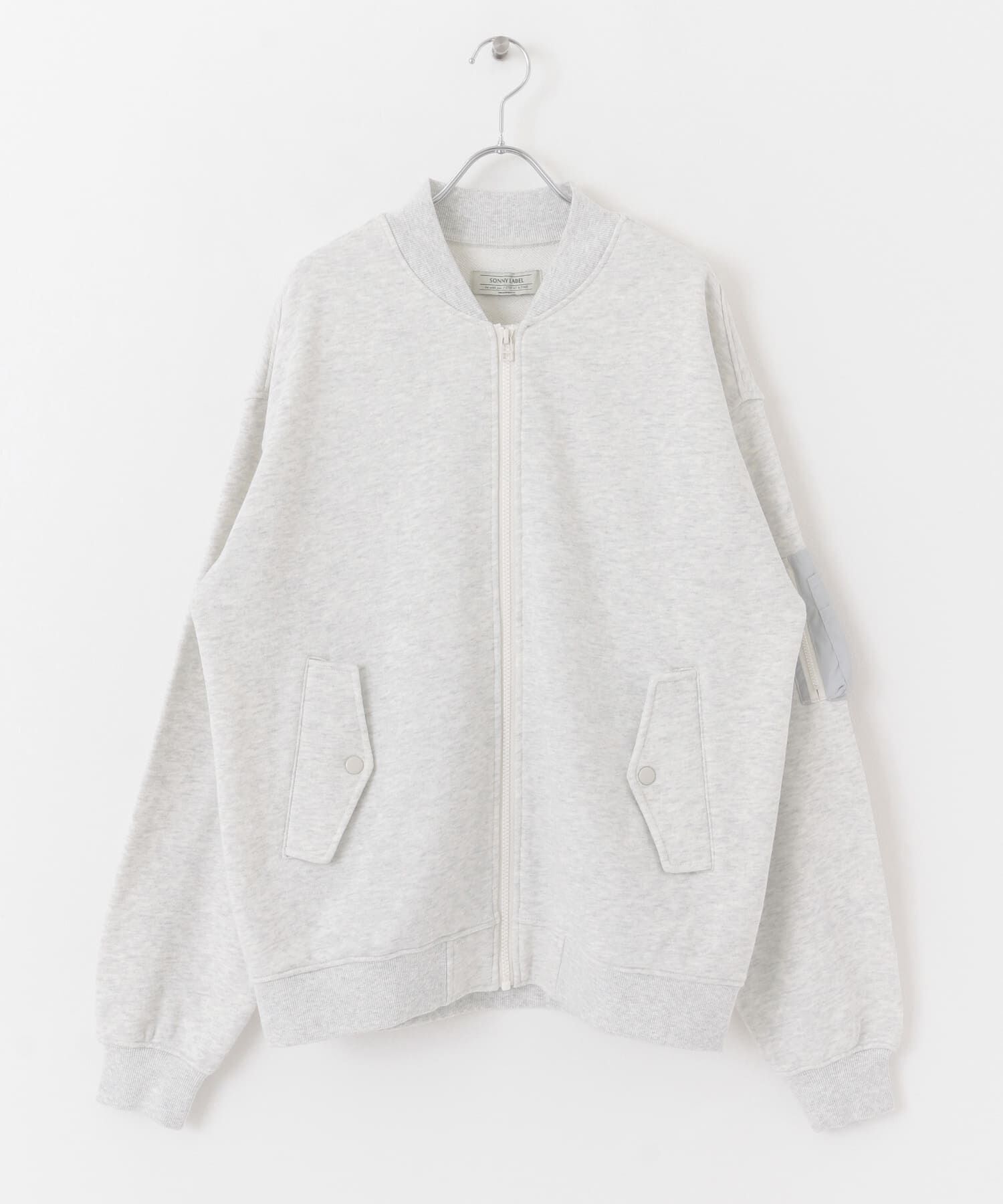 Sonny Label 「裏毛スウェットMA-1ブルゾン」|ブルゾン・スタジャン|