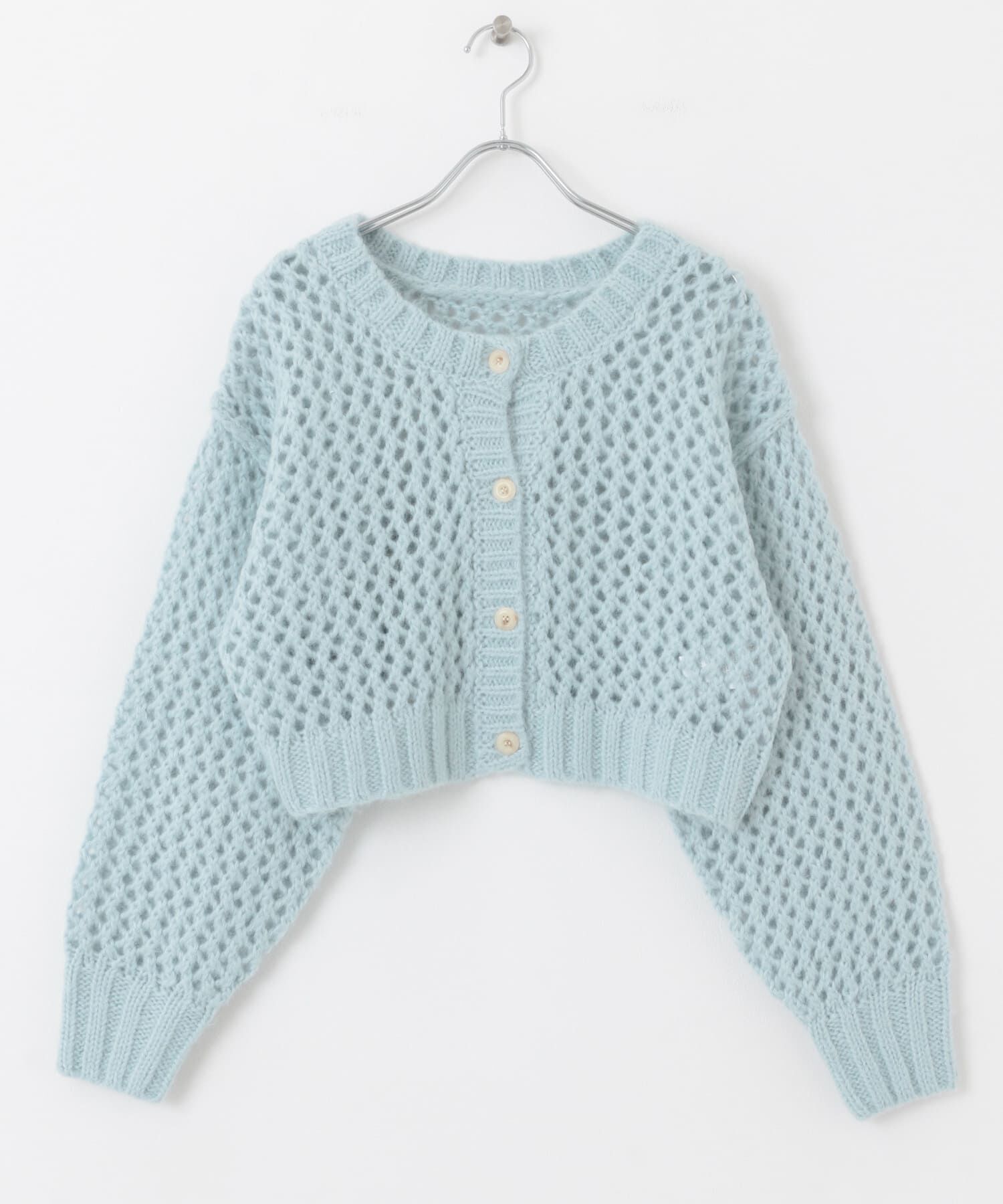 Sonny Label 「AyaKawasaki　メッシュショートカーディガン」|カーディガン|