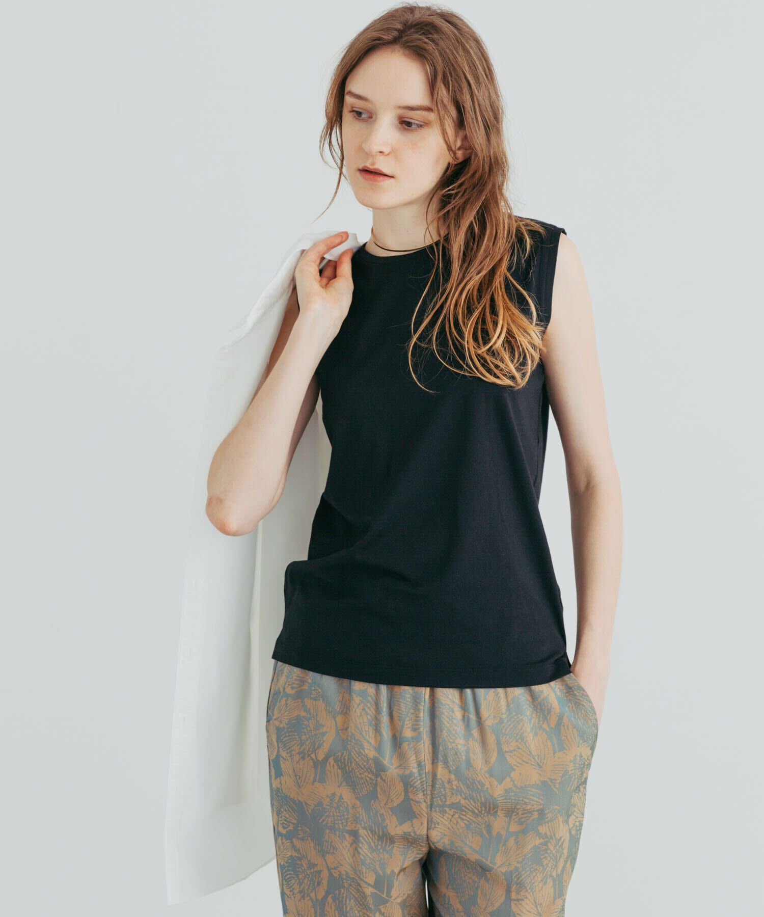 URBAN RESEARCH「『UR TECH』ノースリーブカットソー」|Tシャツ・カットソー|