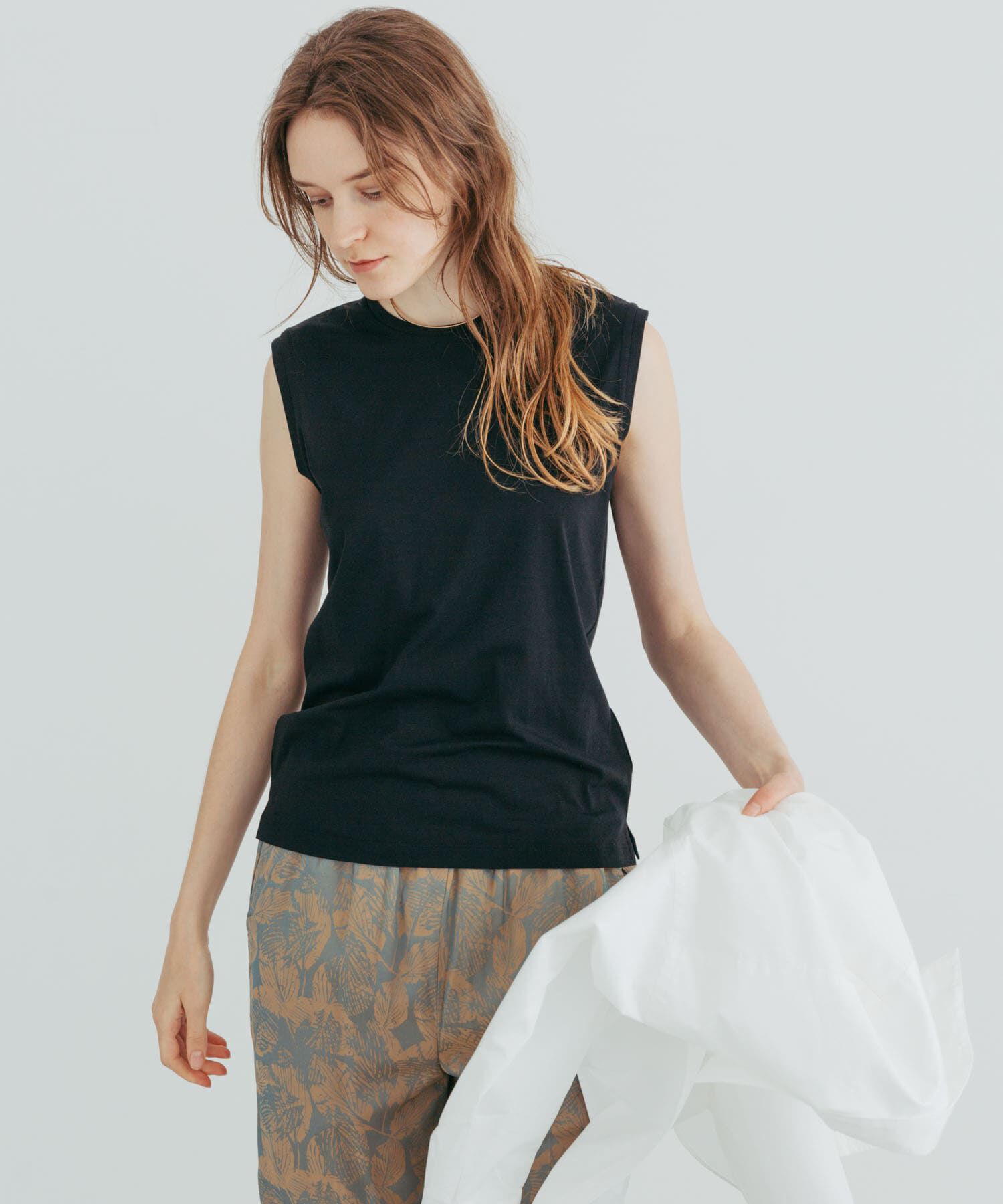 URBAN RESEARCH「『UR TECH』ノースリーブカットソー」|Tシャツ・カットソー|