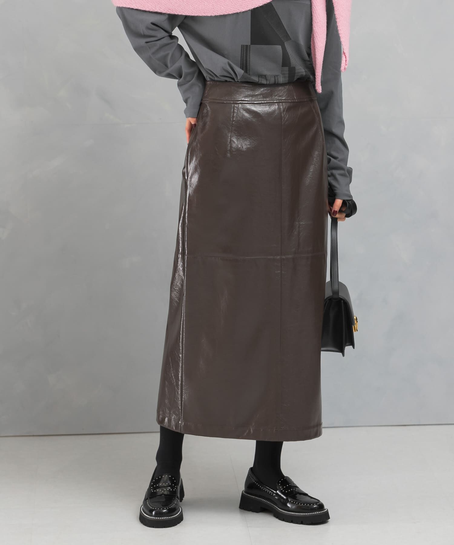 URBAN RESEARCH ROSSO「パテントストレートスカート」|スカート|